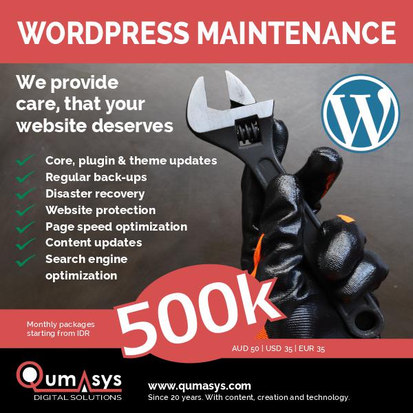 WordPress Maintenance Offer
